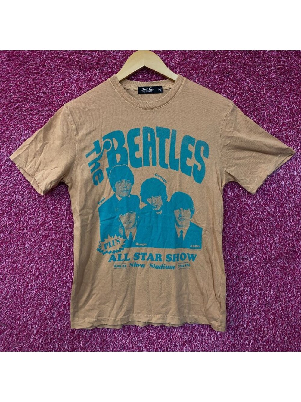 Junk Food Clothing The Beatles All-Star Show Vintage Style Tee XS